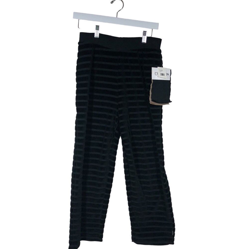 Brixton Columbia Pant Womens Size S Black Pull On Athleisure Ribbed Lounger New — image 5 of 8